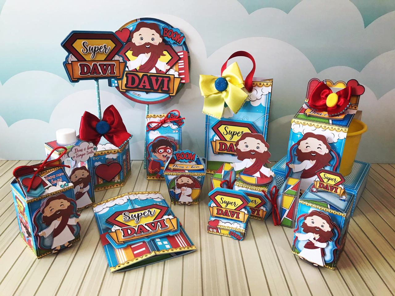 CÓDIGO 362 - KIT FESTA JESUS MEU HERÓI