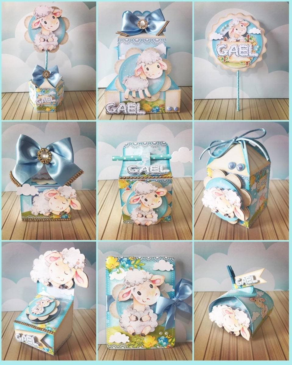 CÓDIGO 364 - KIT FESTA OVELHINHA MENINO