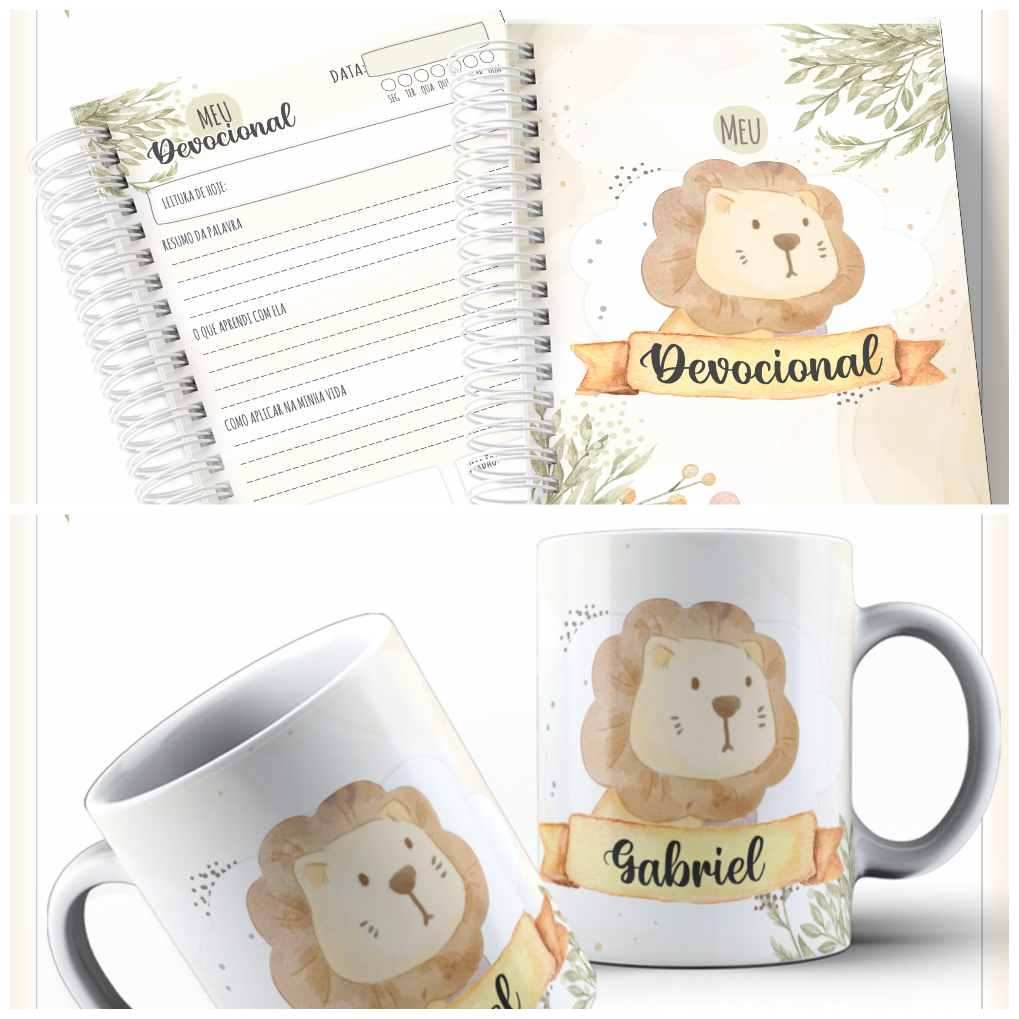 Caderno Devocional Menino