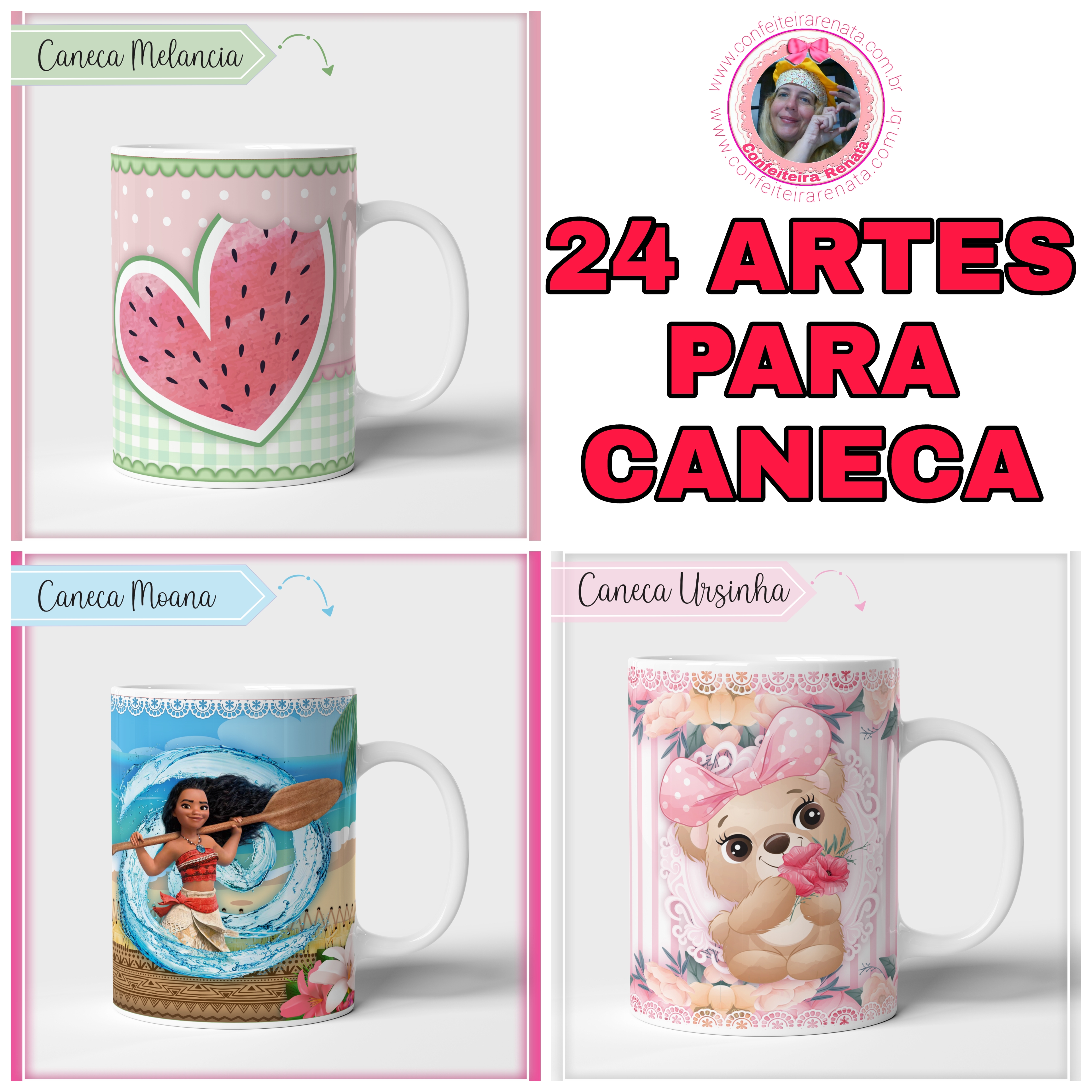CÓDIGO 468 - 24 ARTES PARA CANECA