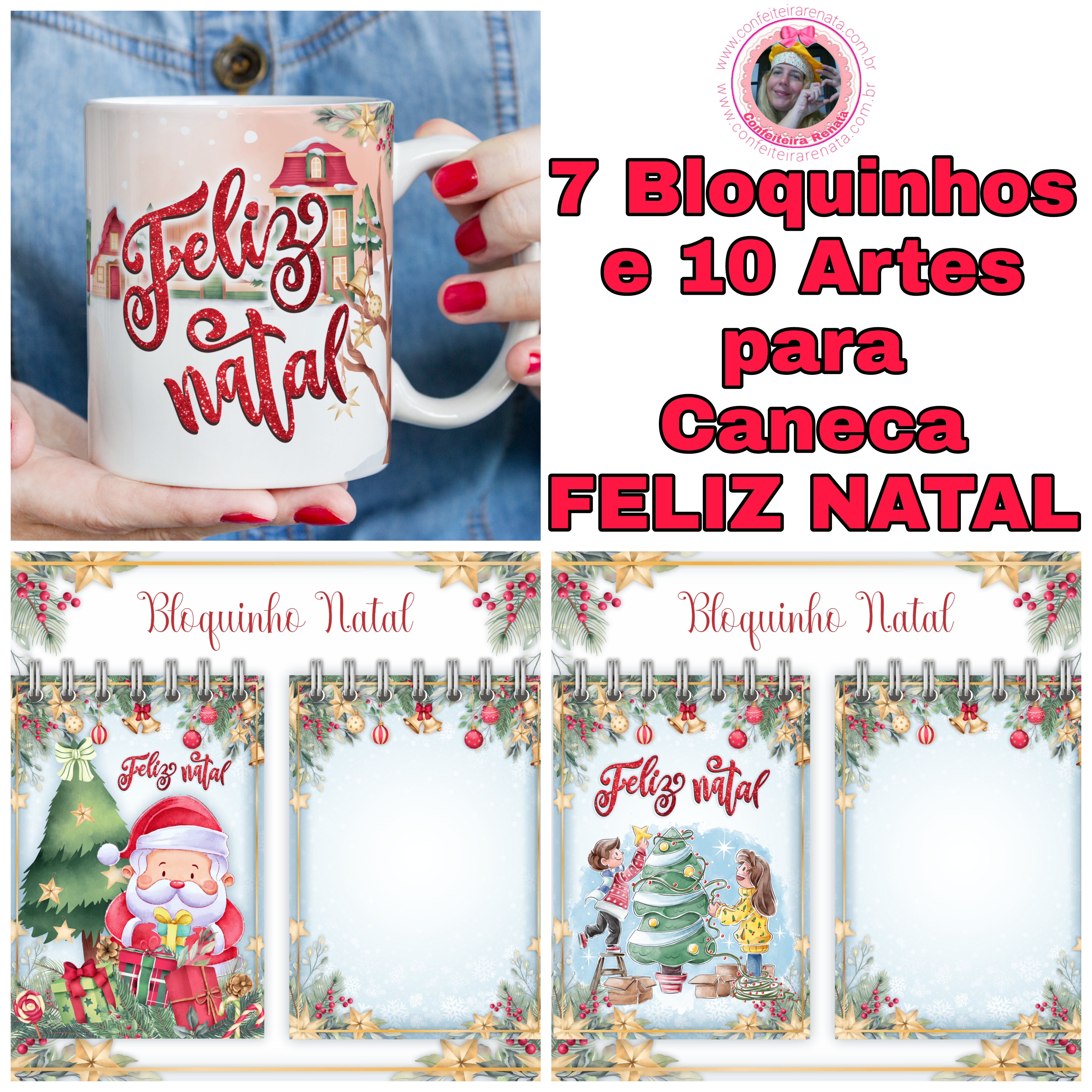 CÓDIGO 469 - NATAL BLOQUINHOS E CANECAS