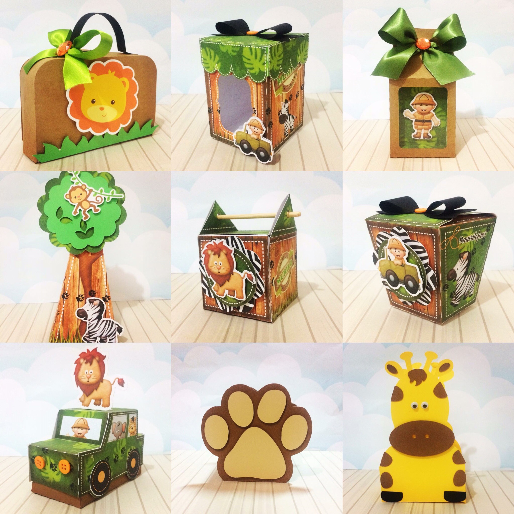 CÓDIGO 488 - KIT FESTA SAFARI MENINO