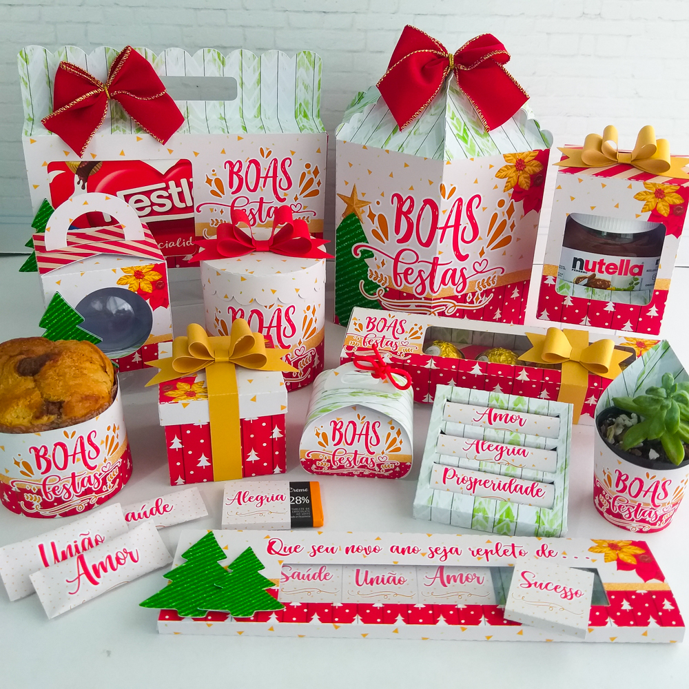 CÓDIGO 553 - KIT FESTA NATAL BOAS FESTAS