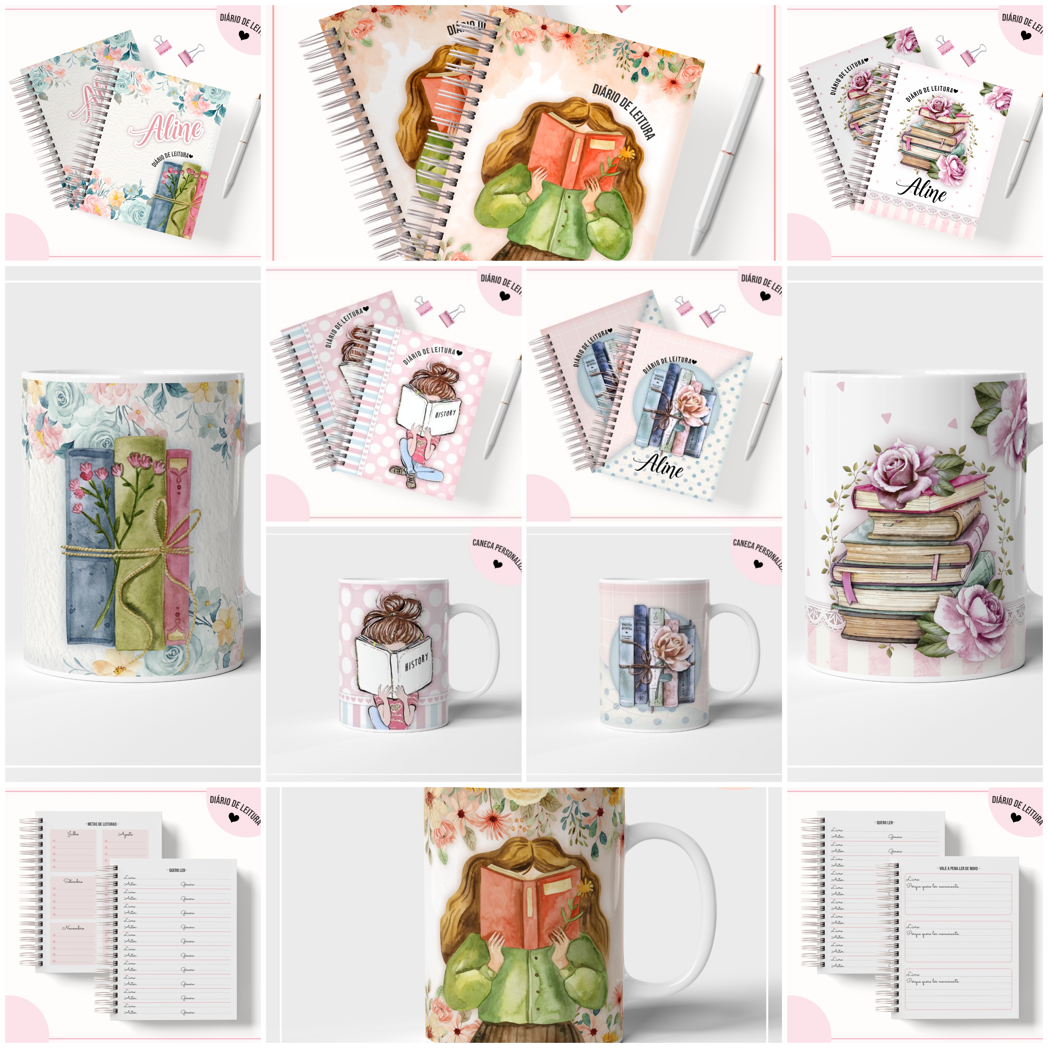 CÓDIGO 575 - KIT DIÁRIO DE LEITURA