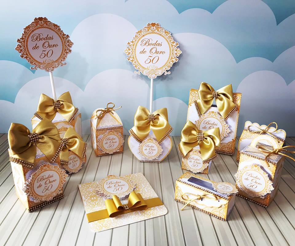 Código 599 - Kit Festa Bodas de Ouro 50 Anos