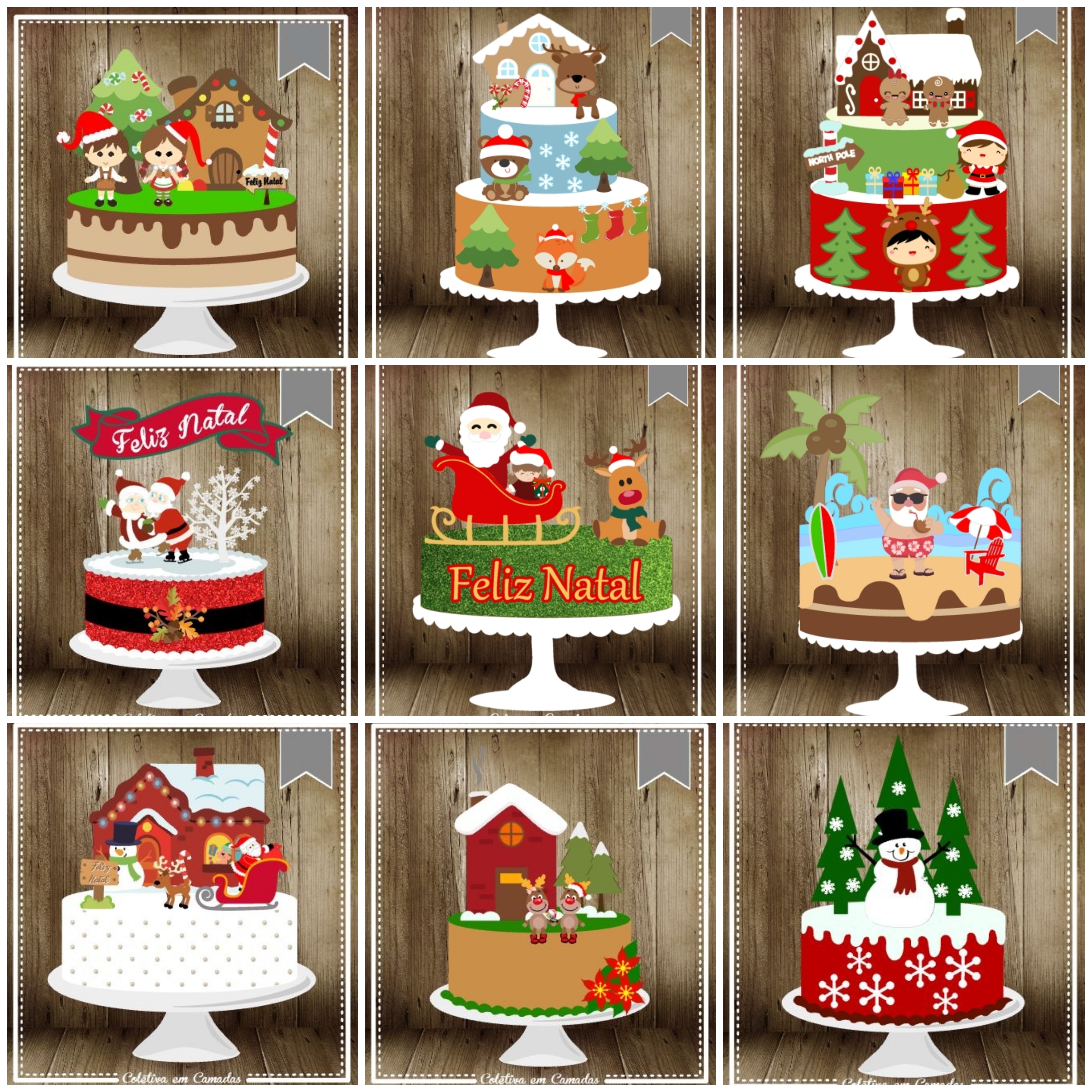 CÓDIGO 609 - TOPOS DE BOLO NATAL