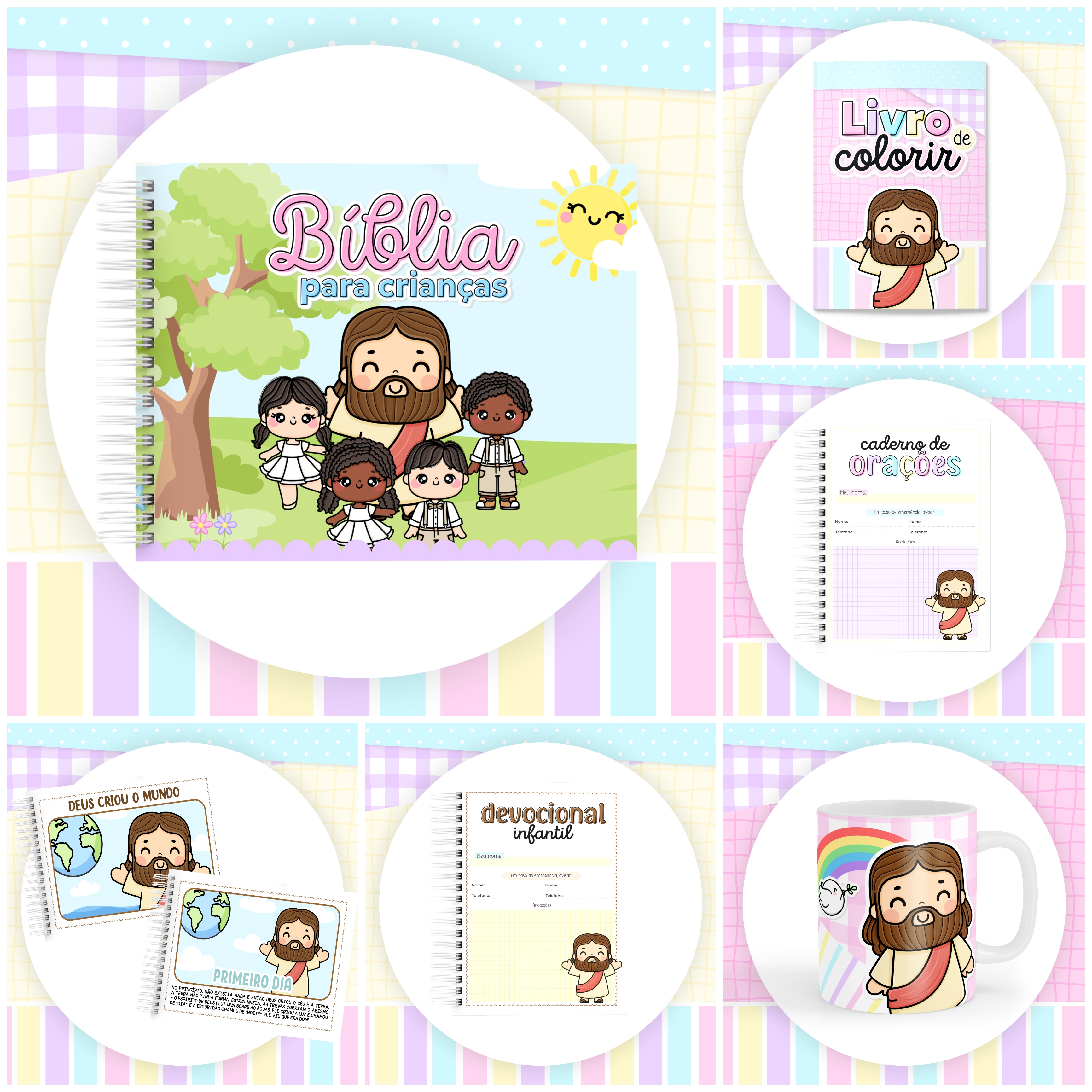 CÓDIGO 625 - KIT BÍBLIA INFANTIL