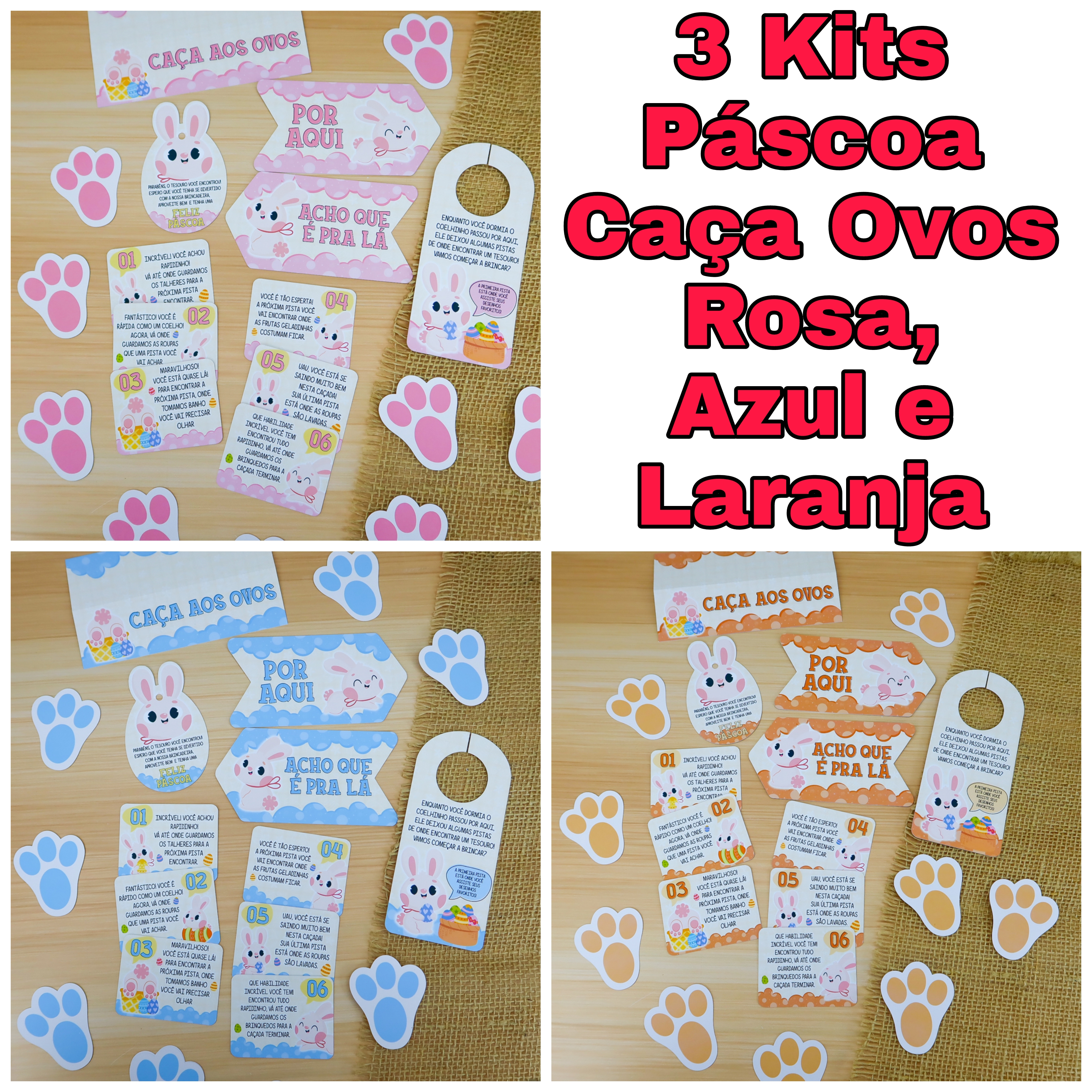 Código 797 - Kits Páscoa Caça Ovos