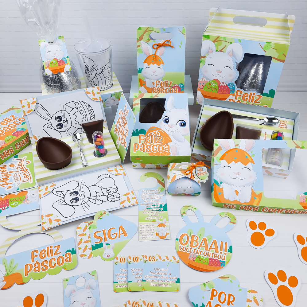 Código 798 - Kit Páscoa Coelhinhos