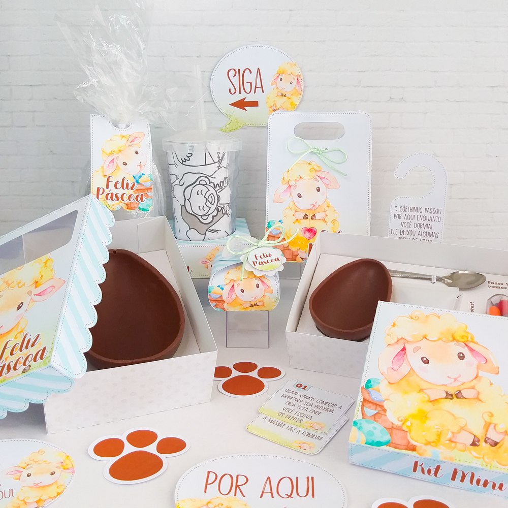 Código 815 - Kit Páscoa Cordeirinho