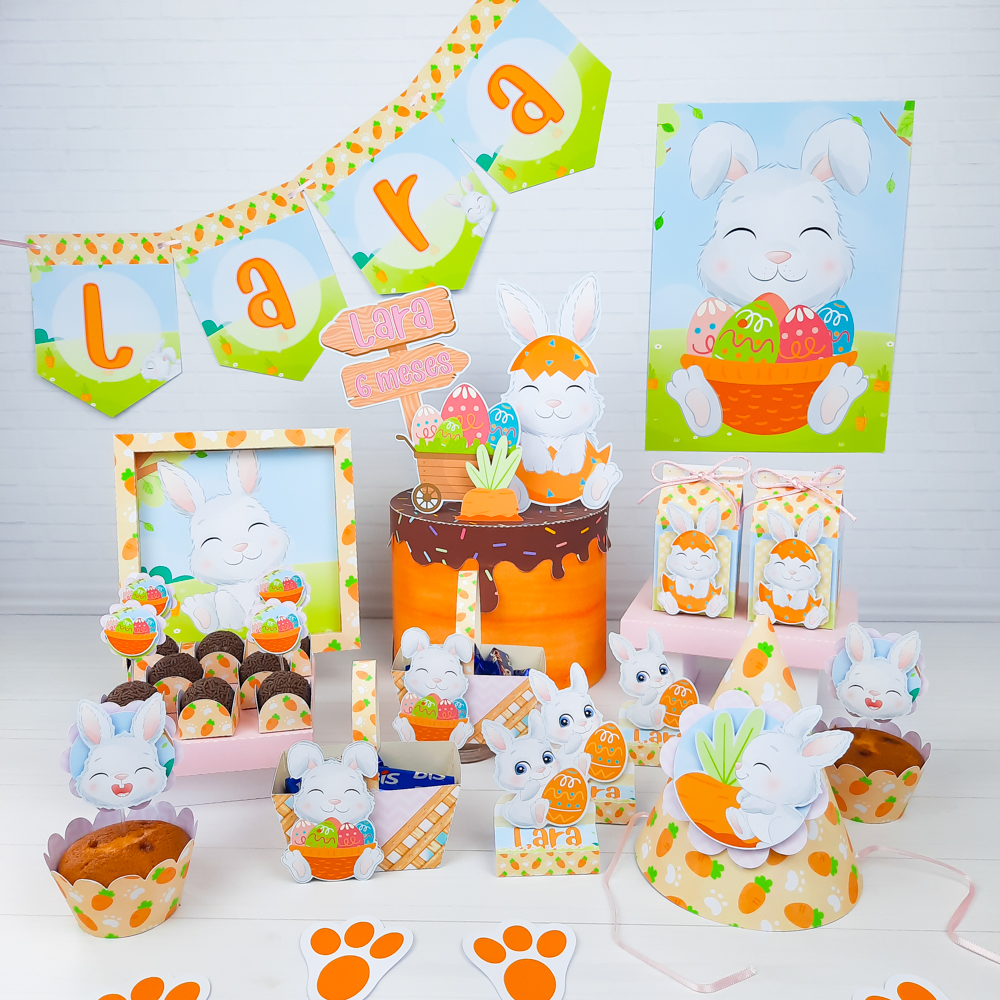 Código 829 - Só um Bolinho Kit Páscoa Menina