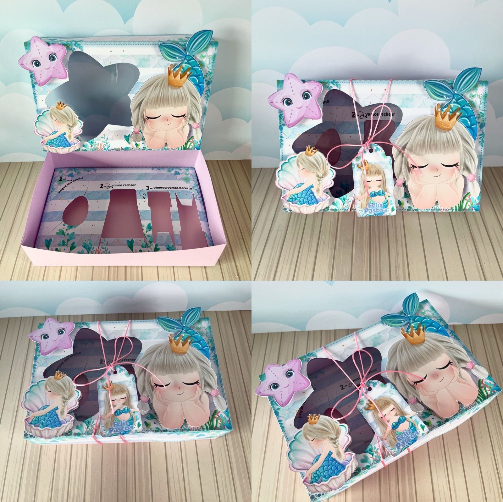 Código 867 - Caixa Mini Confeiteiro Sereia