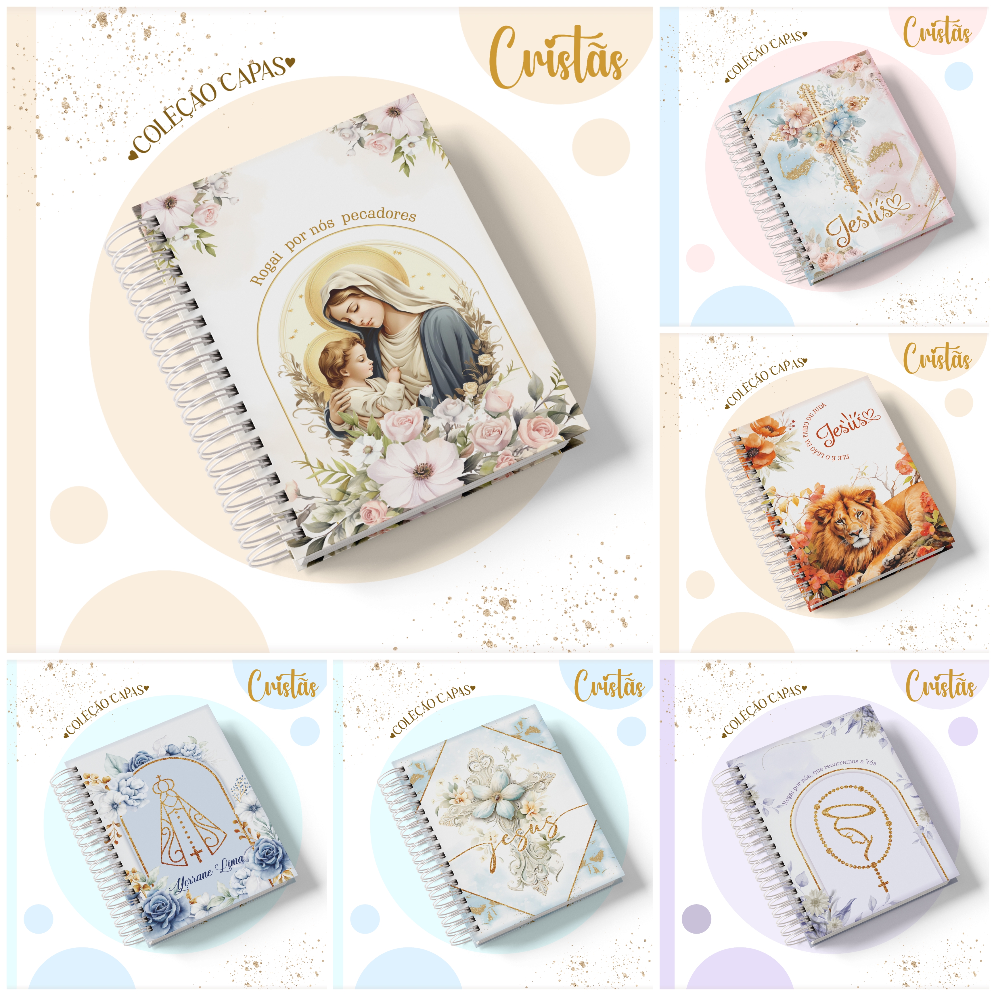 Código 968 - Pack Capas Católicas