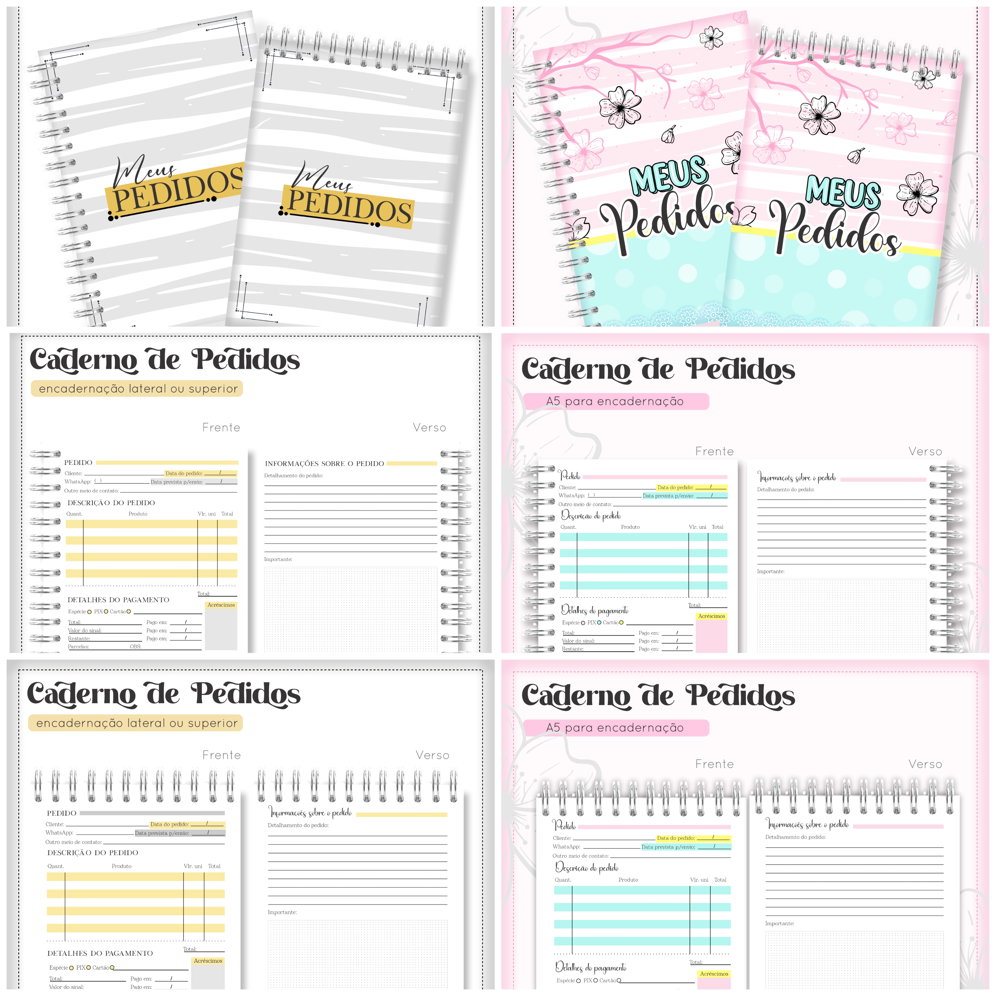 Código 972 - Caderno de Pedidos