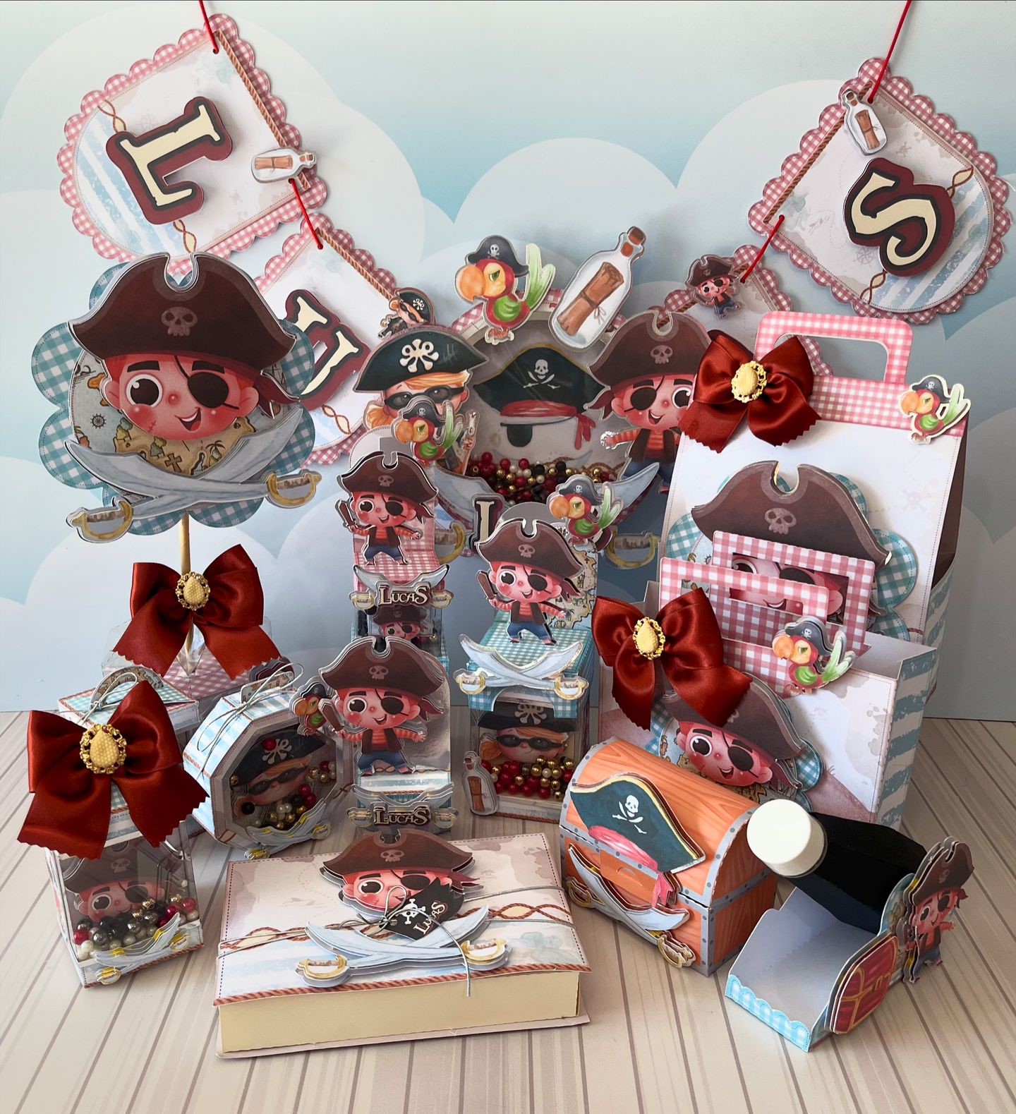 Código 1018 - Kit Festa Pirata