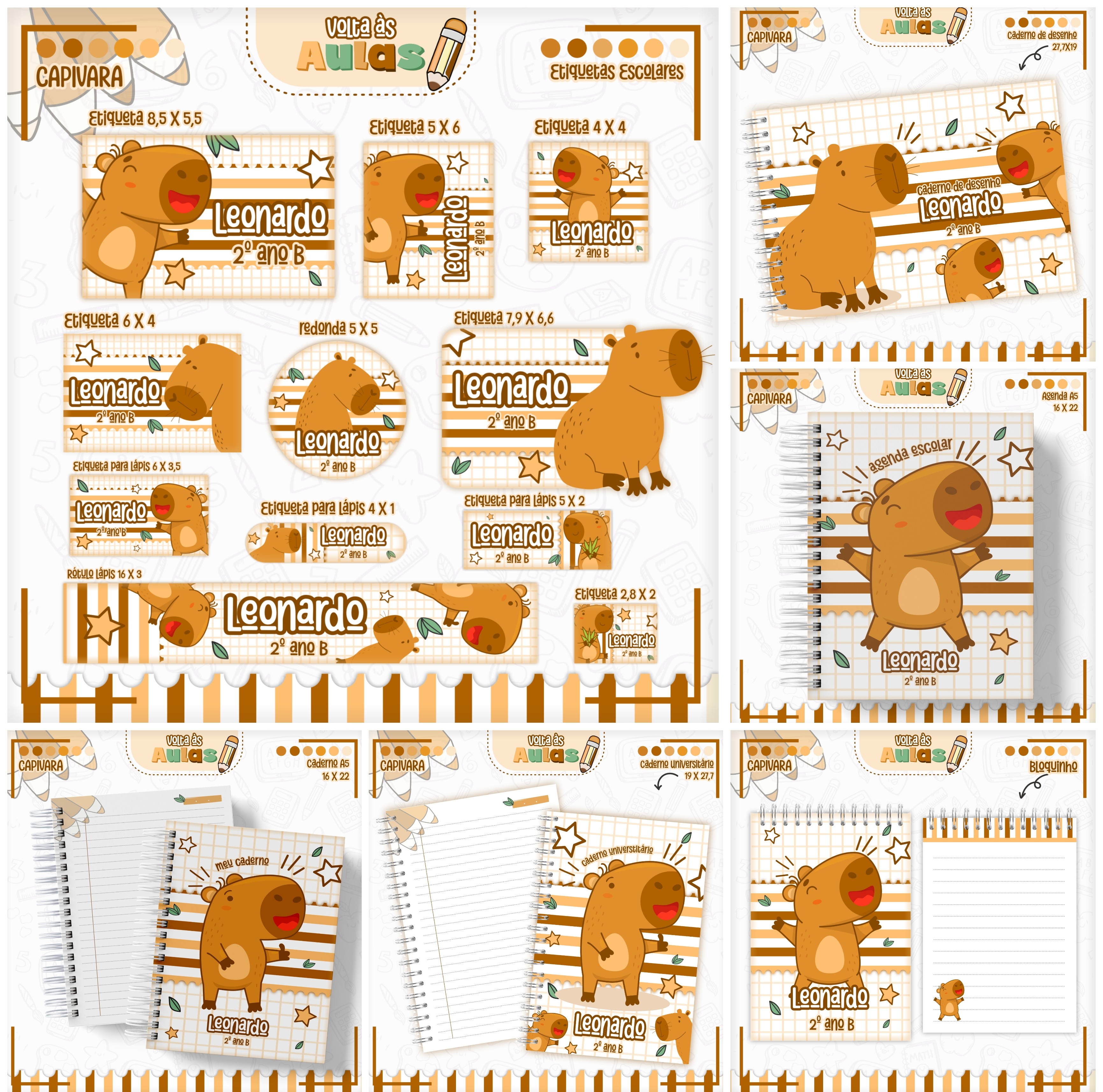 Código 1074 - Volta às Aulas Capivara