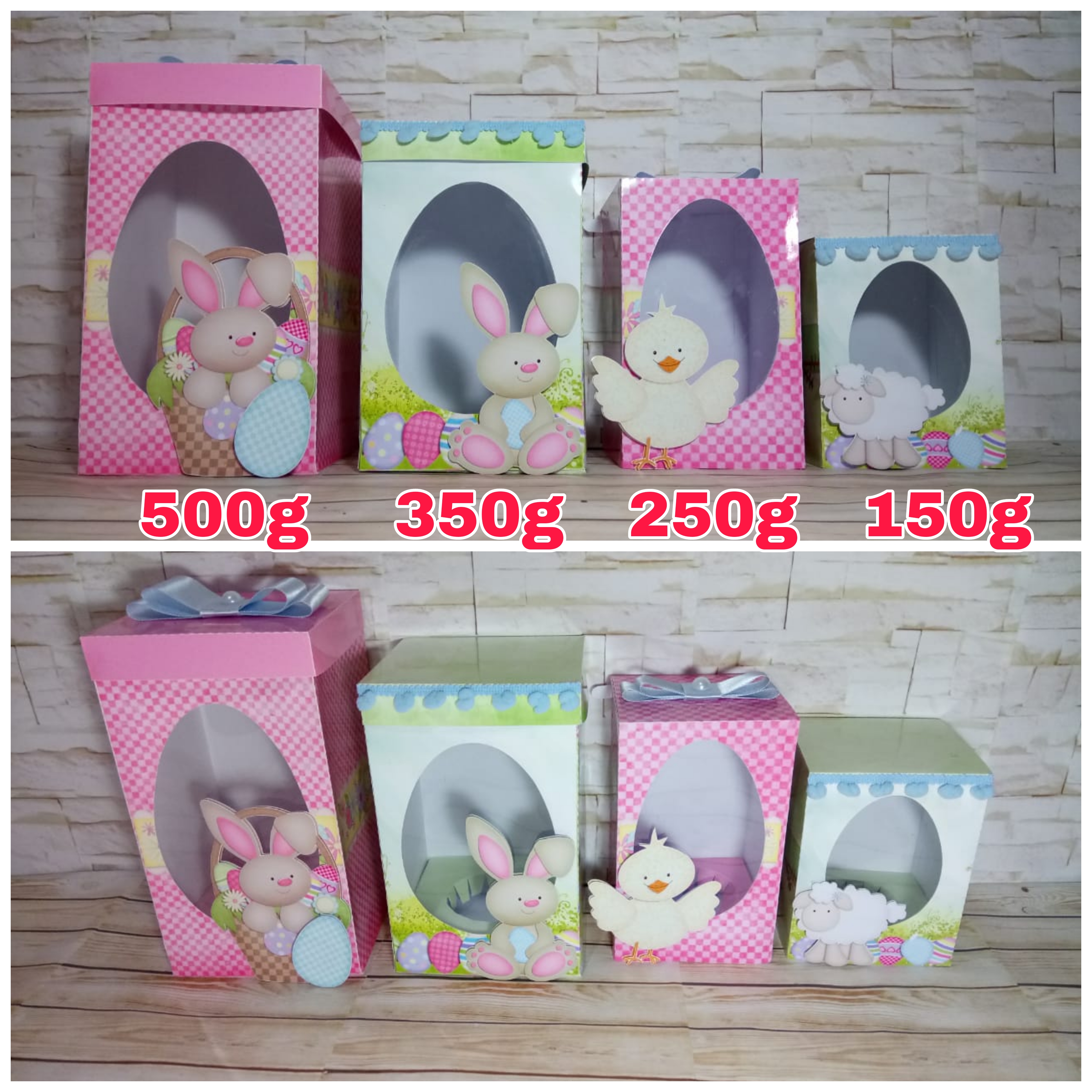 Código 1128 - Kit Caixa de Ovo em Pé