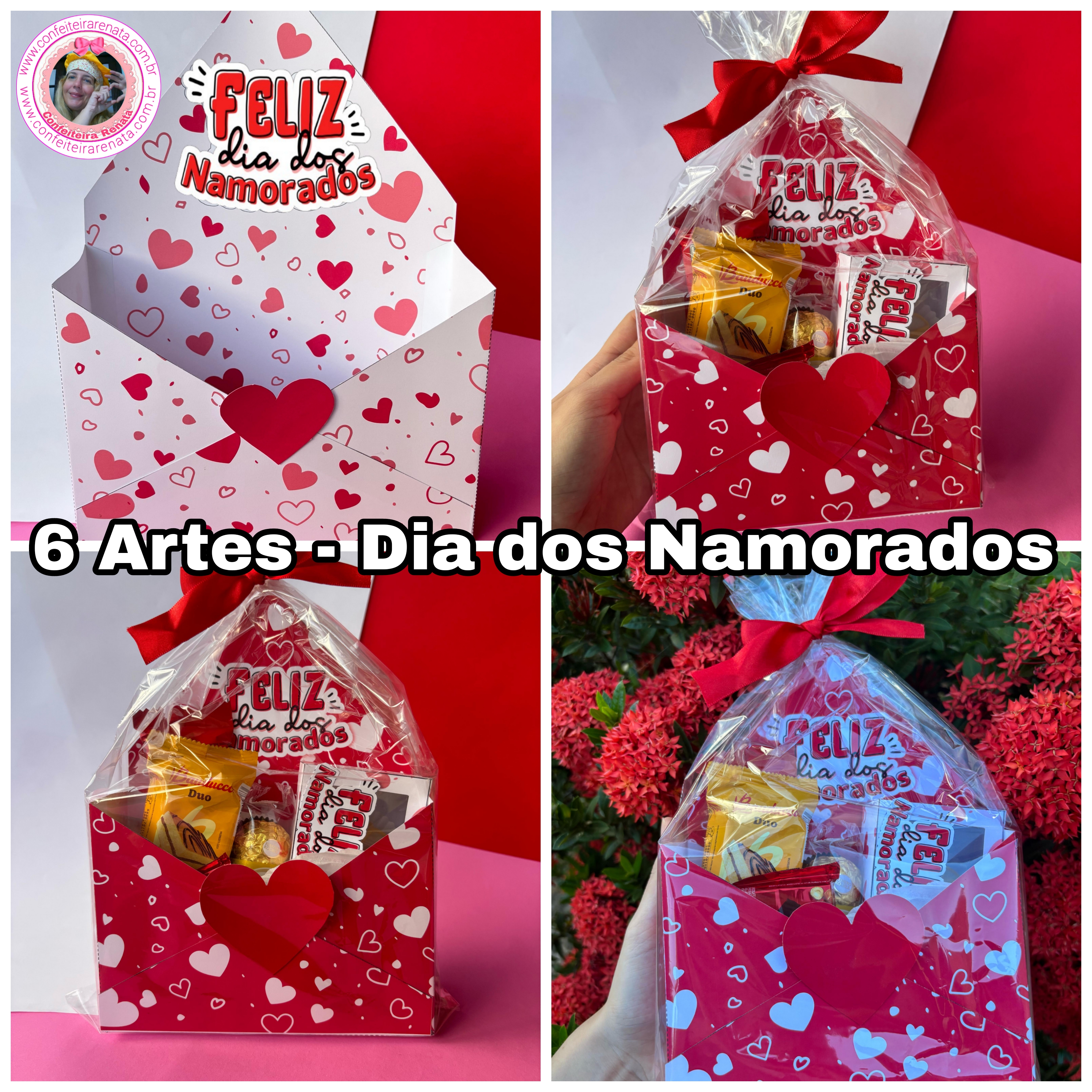 Código 1181 - Caixa Envelope Dia dos Namorados