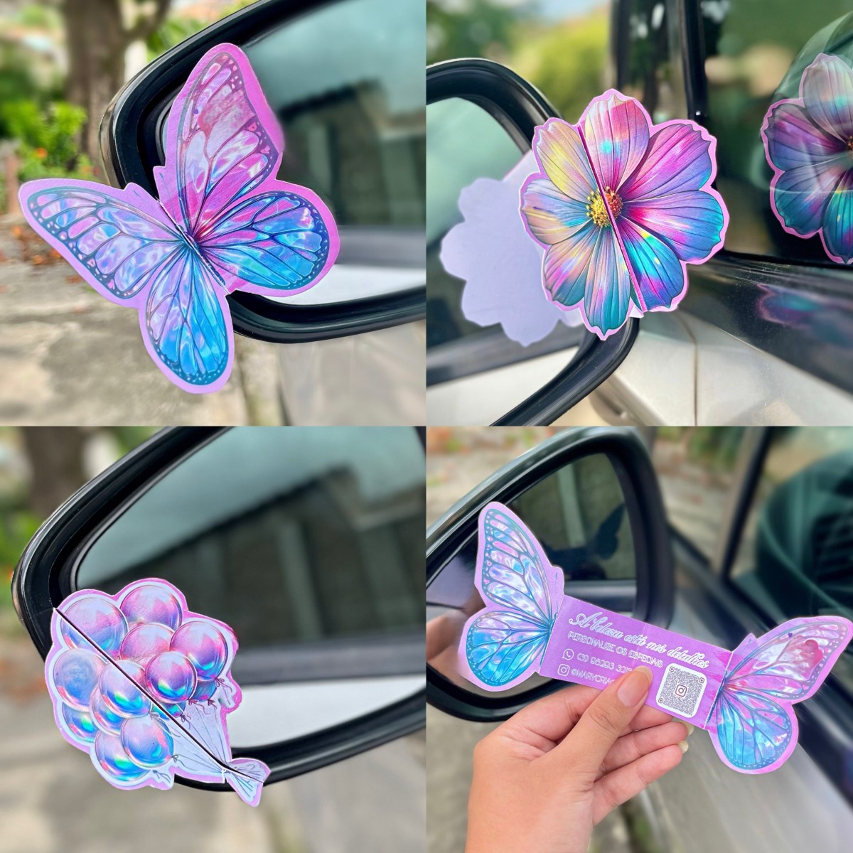 3 Artes – Cartão para Retrovisor  Cartões de Visita Arquivo Digital em&nbsp;PDF